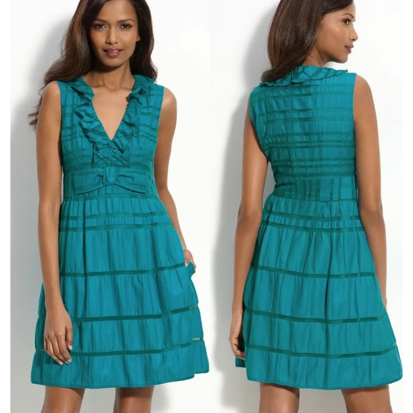 Ruffle Blue Raspberry Tiered Dress - Picture 1 of 6